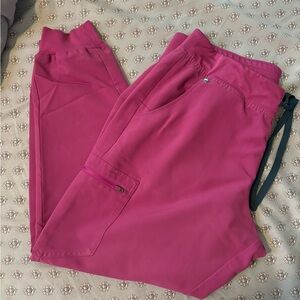 Figs Women's Scrub Pants in Pink